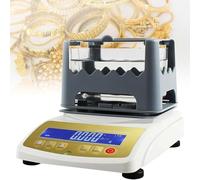 CUTANGELAR Testeur De Pureté De l'or avec Imprimante, Pesée De Précision À 0,001 G pour Les Laboratoires De Recherche sur Les Métaux Précieux des Banques Et des Prêteurs sur Gages(NoPrinter,MDJ300K)