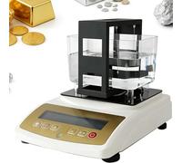 CUTANGELAR Testeur De Pureté De l'or avec Imprimante, Pesée De Précision À 0,001 G pour Les Laboratoires De Recherche sur Les Métaux Précieux des Banques Et des Prêteurs sur Gages(NoPrinter,XF2203K)