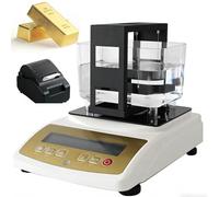 CUTANGELAR Testeur De Pureté De l'or Électronique Numérique, Analyseur De Précision pour l'or, Vérificateur De Métaux Précieux, Test De Densité des Métaux, Détecteur De Carats(W/Printer,XF1203K)