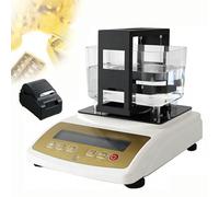 CUTANGELAR Testeur De Pureté De l'or, Test De Valeur K, Kit De Test d'argent, Densimètre pour Argent, pour Les Banques, Les Laboratoires De Recherche sur Les Métaux Précieux(W/Printer,XF3203K)