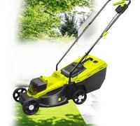 CUTANGELAR Tondeuses électriques, Tondeuse à Gazon sans Fil Rechargeable 40 V - Coupe de précision de 33 cm, Bac de ramassage de 40 L - Idéale pour Les végétations envahissantes(Battery*4)