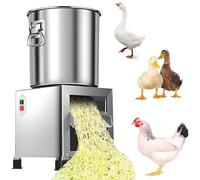 CUTANGELAR Trancheuse Électrique Pour Légumes, Robot Culinaire Robuste Avec Grande Ouverture D'alimentation De 30 Cm, Épaisseur De Coupe Réglable, Pour L'agriculture, L'élevage Et Le Pâturage.(2200W)