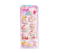 Cute 3D Stickers, 220x93mm PVC Decorative Scrapbooking Labels for Smartphone, Birthday Party, Classroom Reward, School Projects, Business Crafts