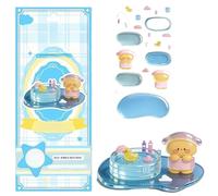 Cute 3D Stickers | Clear DIY Figures Decals | Waterproof 3D Stackable Stickers,for Phone Case Desktop Diary Water Bottle Planner Notebook Journaling Computer