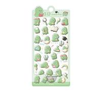 Cute 3d Stickers - Decorative Label Set, 12x18cm Scrapbooking Craft Stickers for Kids, Durable Pvc Art for Journals, Creative Sticker Pack with Vibrant Designs, School Projects