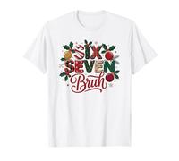 Cute 67 Snap Snap Gingerbread Cookie Meme Gen Alpha Z Xmas Six T-Shirt