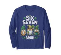 Cute 67 St Patrick Gnomes Humour 6 7 Bruh Gen Alpha Z Meme Manche Longue