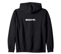 Cute A Tee That Says Meow for Cats Lover Mens Women Sweat à Capuche