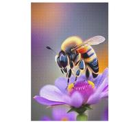 Cute Abeille Puzzles en Bois Adultes Et Adolescents 1000 Pieces Enfants Puzzle Décoration Mur Moderne Art Jouets Cadeau Intéressants 78×53cm