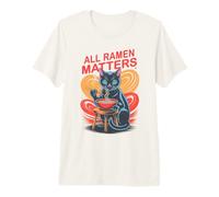 Cute All Ramen Matters Chat Dad Hiss Animal Lover Foster I'm T-Shirt Haut de Gamme