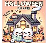 Cute and Cozy Halloween to color: Coloring book with 60 Fun and Adorable Designs in a Spooky Autumn Vibe. Bold & Easy for All Ages.