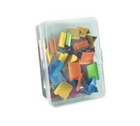 Cute and durable plastic clips Dossier transparent for papier test Pusher Document and test paper binding clips(1 box 50 colored clips)