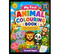 Cute Animal Coloring Book for Kids Ages 3-6: Fun and Easy Coloring Pages Featuring Adorable Zoo, Farm, Jungle, and Ocean Animals | Large Simple Designs for Preschool, Kindergarten, Boys & Girls