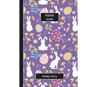 Cute Animal Diaries - Rabbit: A gorgeous Week View Planner 2026 (spread across 2 pages). It's an ideally sized (6"x9") animal themed journal in a ... pages. Great gift for friends and family.
