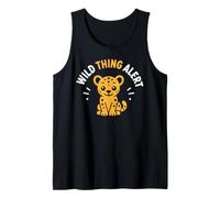 Cute Animal Leopard Quote Funny Wild Thing Alert Débardeur