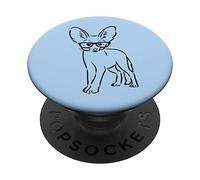 Cute Animal Lover Fennec Fox PopSockets PopGrip Adhésif