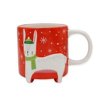 Cute Animal Tasse à café édition hiver lapin | La jolie tasse de lapin I Tasse XXL d'environ 450 ml I Tasse à café mignonne