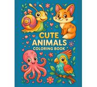 Cute Animals - A Relaxing Coloring Book for Kids
