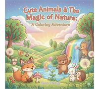 Cute Animals & The Magic of Nature: A Coloring Adventure