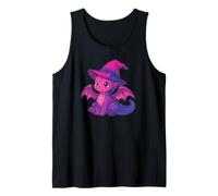 Cute Anime Baby Dragon Witch Kawaii Bisexual Pride Colors Débardeur