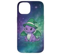 Cute Anime Baby Dragon Witch Kawaii Queer Pride Colors Coque pour iPhone 14