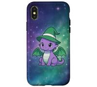 Cute Anime Baby Dragon Witch Kawaii Queer Pride Colors Coque pour iPhone X/XS