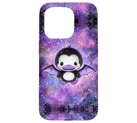 Cute Anime Bat Duck Kawaii Asexual Ace Pride Flag Colors Coque pour iPhone 15 Pro