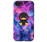 Cute Anime Bat Duck Kawaii Bisexual Bi Pride Colors Coque pour iPhone SE (2020) / 7/8