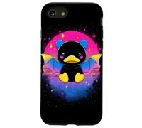 Cute Anime Bat Duck Kawaii Pansexual Pan Pride Colors Coque pour iPhone SE (2020) / 7/8