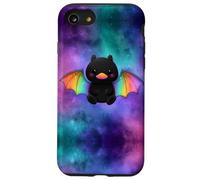 Cute Anime Bat Duck Kawaii Rainbow LGBTQ Pride Colors Coque pour iPhone SE (2020) / 7/8