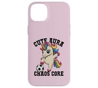 Cute Aura Soccer Unicorn Chaos Core, Juste Une Fille Qui Aime 67 Ans Coque pour iPhone 14 Plus