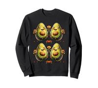 Cute Avocado Gardening Graphic for Mom Vegetable Pattern Sweatshirt