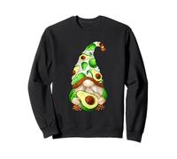 Cute Avocado Lover Gnomie for Xmas Couple Funny Vegan GNOME Sweatshirt