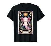 Cute Axolotl Tarot Card The Axolotl Celestial Witchy Aesthet T-Shirt