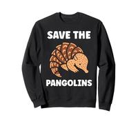 Cute Baby Animals Pangolin Cute Simple Save The pangolins Sweatshirt