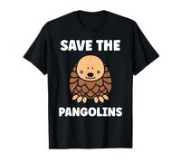 Cute Baby Animals Pangolin Cute Simple Save The pangolins T-Shirt