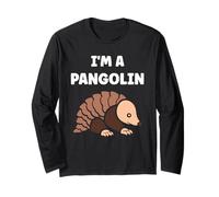 Cute Baby Animals Pangolins Cute Simple I'm a Pangolin Manche Longue