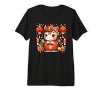 Cute Baby Année Chinoise du Cheval 2026 T-Shirt Haut de Gamme
