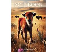 Cute Baby Buffalo Notebook - Adorable idea for Kids who Love Animals: Fun and Creative - Perfect for Writing, Drawing, and School Notes!