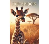Cute Baby Giraffe Notebook - Adorable idea for Kids who Love Animals: Fun and Creative - Perfect for Writing, Drawing, and School Notes!