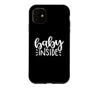 Cute Baby Inside Mommy's Tummy Nouveau-né Mère Coque pour iPhone 11