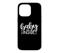Cute Baby Inside Mommy's Tummy Nouveau-né Mère Coque pour iPhone 14 Pro Max