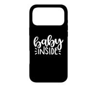 Cute Baby Inside Mommy's Tummy Nouveau-né Mère Coque pour iPhone 17 Pro Max