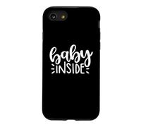 Cute Baby Inside Mommy's Tummy Nouveau-né Mère Coque pour iPhone SE (2020) / 7/8