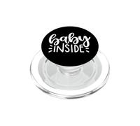 Cute Baby Inside Mommy's Tummy Nouveau-né Mère PopSockets PopGrip pour MagSafe