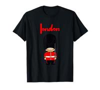 Cute Baby London Royal Guard Illustration Cartoon Graphic T-Shirt