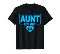 Cute Baby Shower 2027 - Fille - First Time Aunt to Be T-Shirt
