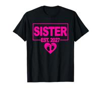 Cute Baby Shower 2027 - Fille - First Time Sister to Be T-Shirt