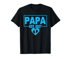 Cute Baby Shower 2027 - Garçon - First Time Papa to Be T-Shirt