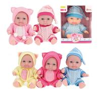 Toi-Toys poupée bébé avec ensemble de vêtements 14 cm rose clair Rose G
